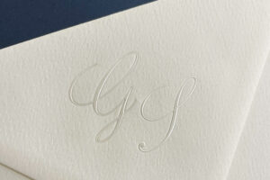 Atelier tipografico | Iniziali in rilievo perlate