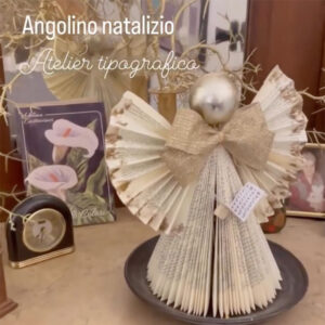 Angolino natalizio con angioletto in carta