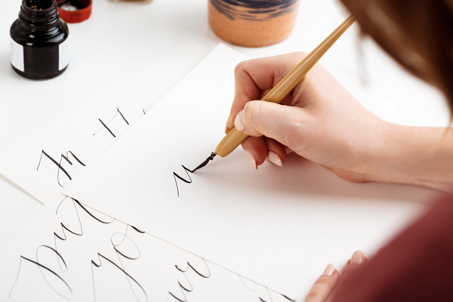 Atelier tipografico | Partecipazioni nozze calligrafate a mano